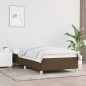 vidaXL Estructura de cama de tela marrón 100x200 cm vidaXL Estructura de cama de tela marrón 100x200 cm