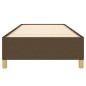 vidaXL Estructura de cama de tela marrón 100x200 cm vidaXL Estructura de cama de tela marrón 100x200 cm