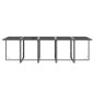 vidaXL Set comedor jardín 11 pzas con cojines ratán sintético gris vidaXL Set comedor jardín 11 pzas con cojines ratán sintético gris