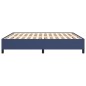 vidaXL Estructura de cama tela azul 180x200 cm vidaXL Estructura de cama tela azul 180x200 cm