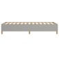 vidaXL Estructura de cama de tela gris claro 90x190 cm vidaXL Estructura de cama de tela gris claro 90x190 cm