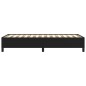 vidaXL Estructura de cama cuero sintético negro 90x190 cm vidaXL Estructura de cama cuero sintético negro 90x190 cm