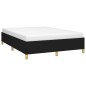 vidaXL Estructura de cama de tela negro 140x190 cm vidaXL Estructura de cama de tela negro 140x190 cm