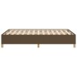 vidaXL Estructura de cama de tela marrón oscuro 120x200 cm vidaXL Estructura de cama de tela marrón oscuro 120x200 cm