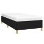 vidaXL Estructura de cama de tela negro 90x190 cm vidaXL Estructura de cama de tela negro 90x190 cm