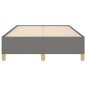 vidaXL Estructura de cama de tela gris oscuro 120x200 cm vidaXL Estructura de cama de tela gris oscuro 120x200 cm