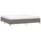 vidaXL Estructura de cama tela gris oscuro 200x200 cm vidaXL Estructura de cama tela gris oscuro 200x200 cm