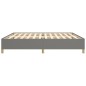 vidaXL Estructura de cama tela gris oscuro 200x200 cm vidaXL Estructura de cama tela gris oscuro 200x200 cm