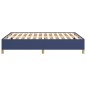vidaXL Estructura de cama de tela gris taupe azul 140x200 cm vidaXL Estructura de cama de tela gris taupe azul 140x200 cm