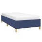 vidaXL Estructura de cama de tela azul 90x190 cm vidaXL Estructura de cama de tela azul 90x190 cm