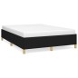 vidaXL Estructura de cama de tela negra 140x200 cm vidaXL Estructura de cama de tela negra 140x200 cm