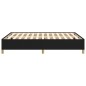 vidaXL Estructura de cama de tela negra 140x200 cm vidaXL Estructura de cama de tela negra 140x200 cm