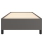 vidaXL Estructura de cama de cuero sintético gris 100x200 cm vidaXL Estructura de cama de cuero sintético gris 100x200 cm