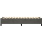 vidaXL Estructura de cama de terciopelo gris oscuro 100x200 cm vidaXL Estructura de cama de terciopelo gris oscuro 100x200 cm