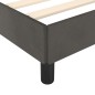vidaXL Estructura de cama de terciopelo gris oscuro 100x200 cm vidaXL Estructura de cama de terciopelo gris oscuro 100x200 cm
