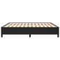 vidaXL Estructura de cama de cuero sintético negro 180x200 cm vidaXL Estructura de cama de cuero sintético negro 180x200 cm
