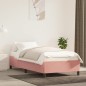 vidaXL Estructura de cama de terciopelo rosa 100x200 cm vidaXL Estructura de cama de terciopelo rosa 100x200 cm