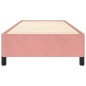 vidaXL Estructura de cama de terciopelo rosa 100x200 cm vidaXL Estructura de cama de terciopelo rosa 100x200 cm