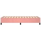 vidaXL Estructura de cama de terciopelo rosa 100x200 cm vidaXL Estructura de cama de terciopelo rosa 100x200 cm