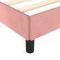 vidaXL Estructura de cama de terciopelo rosa 100x200 cm vidaXL Estructura de cama de terciopelo rosa 100x200 cm