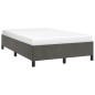 vidaXL Estructura de cama de terciopelo gris oscuro 120x200 cm vidaXL Estructura de cama de terciopelo gris oscuro 120x200 cm