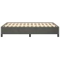 vidaXL Estructura de cama de terciopelo gris oscuro 120x200 cm vidaXL Estructura de cama de terciopelo gris oscuro 120x200 cm