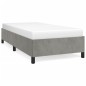 vidaXL Estructura de cama de terciopelo gris claro 90x190 cm vidaXL Estructura de cama de terciopelo gris claro 90x190 cm