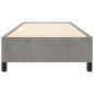 vidaXL Estructura de cama de terciopelo gris claro 90x190 cm vidaXL Estructura de cama de terciopelo gris claro 90x190 cm