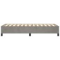 vidaXL Estructura de cama de terciopelo gris claro 90x190 cm vidaXL Estructura de cama de terciopelo gris claro 90x190 cm