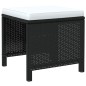 vidaXL Set comedor de jardín 19 pzas con cojines ratán sintético negro vidaXL Set comedor de jardín 19 pzas con cojines ratán sintético negro