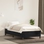 vidaXL Estructura de cama de terciopelo negro 90x190 cm vidaXL Estructura de cama de terciopelo negro 90x190 cm