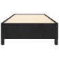 vidaXL Estructura de cama de terciopelo negro 90x190 cm vidaXL Estructura de cama de terciopelo negro 90x190 cm