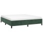 vidaXL Estructura de cama de terciopelo verde 180x200 cm