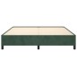 vidaXL Estructura de cama de terciopelo verde 180x200 cm