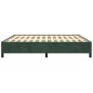 vidaXL Estructura de cama de terciopelo verde 180x200 cm