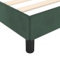 vidaXL Estructura de cama de terciopelo verde 180x200 cm