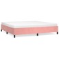 vidaXL Estructura de cama de terciopelo rosa 200x200 cm vidaXL Estructura de cama de terciopelo rosa 200x200 cm