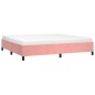vidaXL Estructura de cama de terciopelo rosa 200x200 cm vidaXL Estructura de cama de terciopelo rosa 200x200 cm