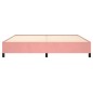 vidaXL Estructura de cama de terciopelo rosa 200x200 cm vidaXL Estructura de cama de terciopelo rosa 200x200 cm