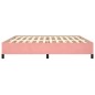 vidaXL Estructura de cama de terciopelo rosa 200x200 cm vidaXL Estructura de cama de terciopelo rosa 200x200 cm