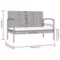 vidaXL Set muebles de jardín 8 piezas y cojines ratán sintético marrón vidaXL Set muebles de jardín 8 piezas y cojines ratán sintético marrón