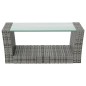 vidaXL Set de muebles de jardín 16 pzas y cojines ratán sintético gris vidaXL Set de muebles de jardín 16 pzas y cojines ratán sintético gris