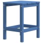 vidaXL Silla jardín Adirondack con reposapiés y mesa HDPE aguamarina vidaXL Silla jardín Adirondack con reposapiés y mesa HDPE aguamarina