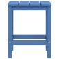 vidaXL Silla jardín Adirondack con reposapiés y mesa HDPE aguamarina vidaXL Silla jardín Adirondack con reposapiés y mesa HDPE aguamarina
