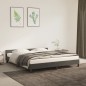 vidaXL Estructura cama con cabecero terciopelo gris oscuro 180x200 cm