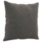 vidaXL Cojines decorativos 2 uds terciopelo gris oscuro 40x40 cm vidaXL Cojines decorativos 2 uds terciopelo gris oscuro 40x40 cm