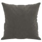 vidaXL Cojines decorativos 2 uds terciopelo gris oscuro 40x40 cm vidaXL Cojines decorativos 2 uds terciopelo gris oscuro 40x40 cm