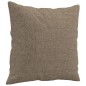 vidaXL Cojines decorativos 2 uds tela gris taupe 40x40 cm vidaXL Cojines decorativos 2 uds tela gris taupe 40x40 cm
