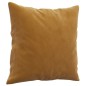 vidaXL Cojines decorativos 2 uds terciopelo marrón 40x40 cm