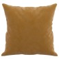 vidaXL Cojines decorativos 2 uds terciopelo marrón 40x40 cm